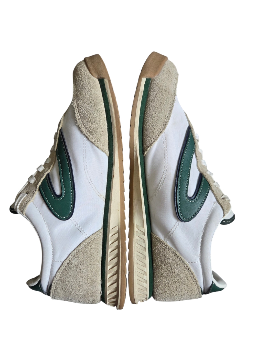 Tretorn Rawlins Kristine 8M Retro Sneakers White Green - Picture 5 of 10